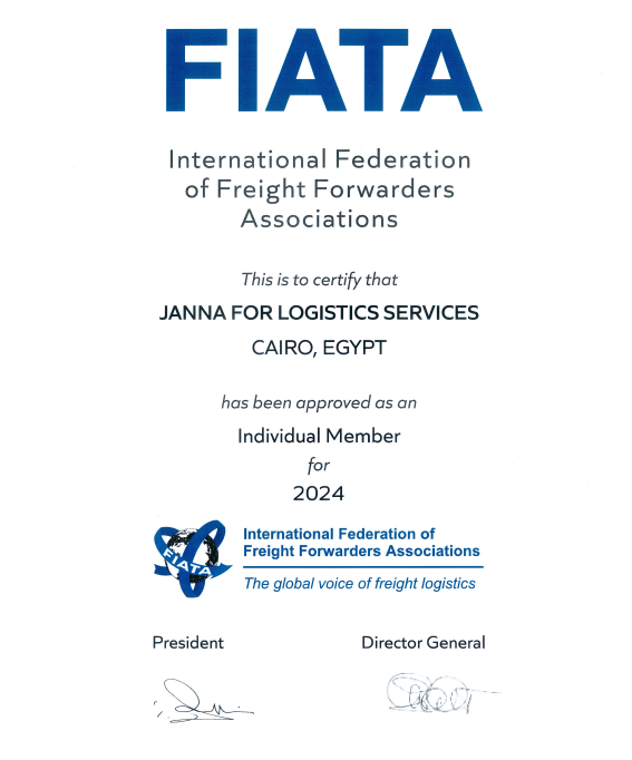 JANNA For Logistics ServicesFIATA Member