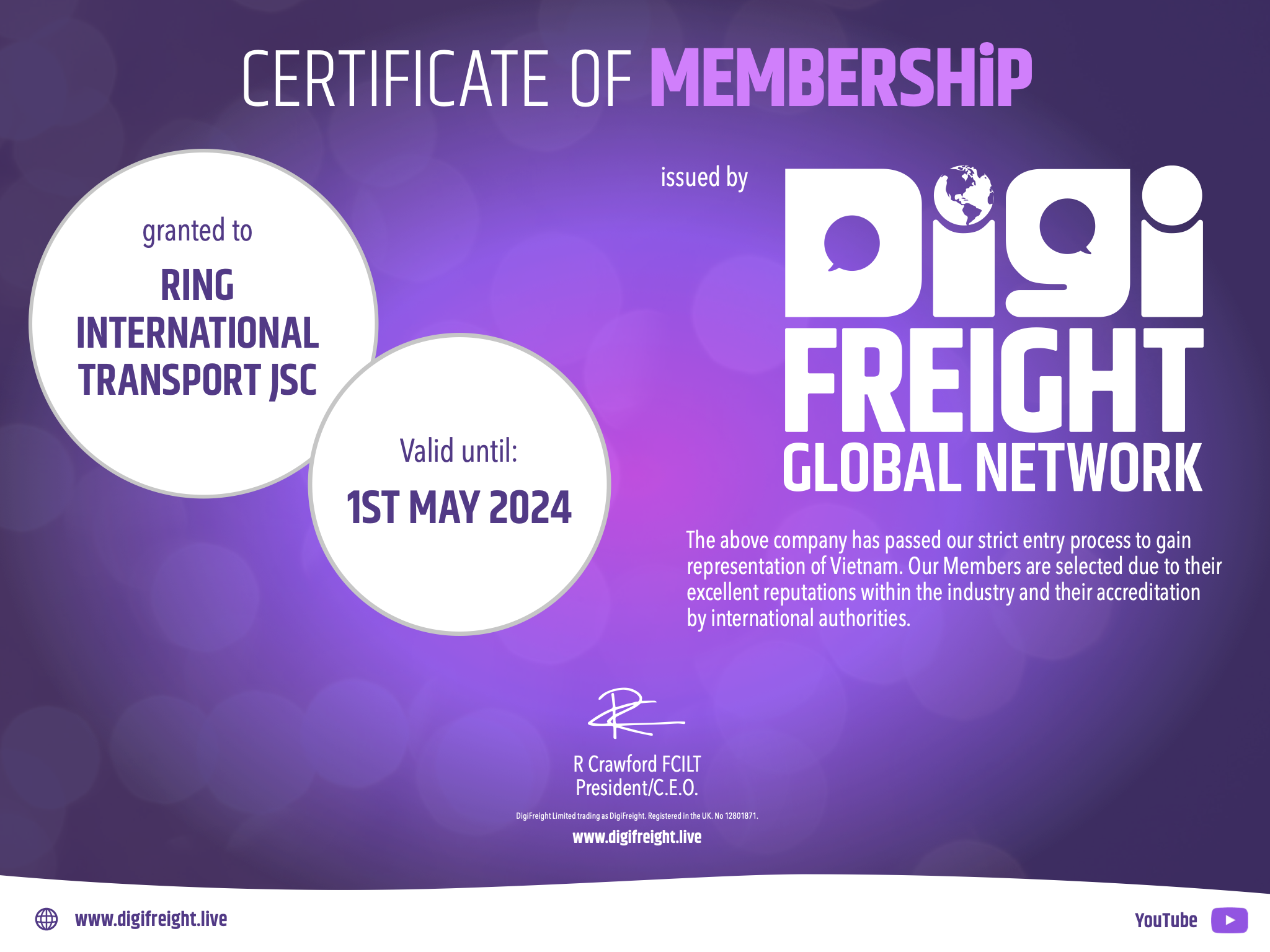 RING INTERNATIONAL TRANSPORT JSCDigiFreight