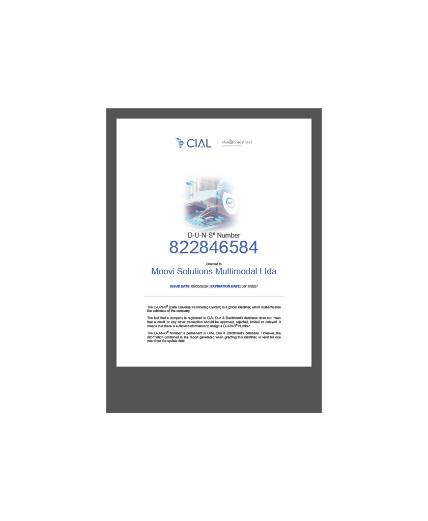 MOOVI SOLUTIONS MULTIMODAL LTDADUNS Number