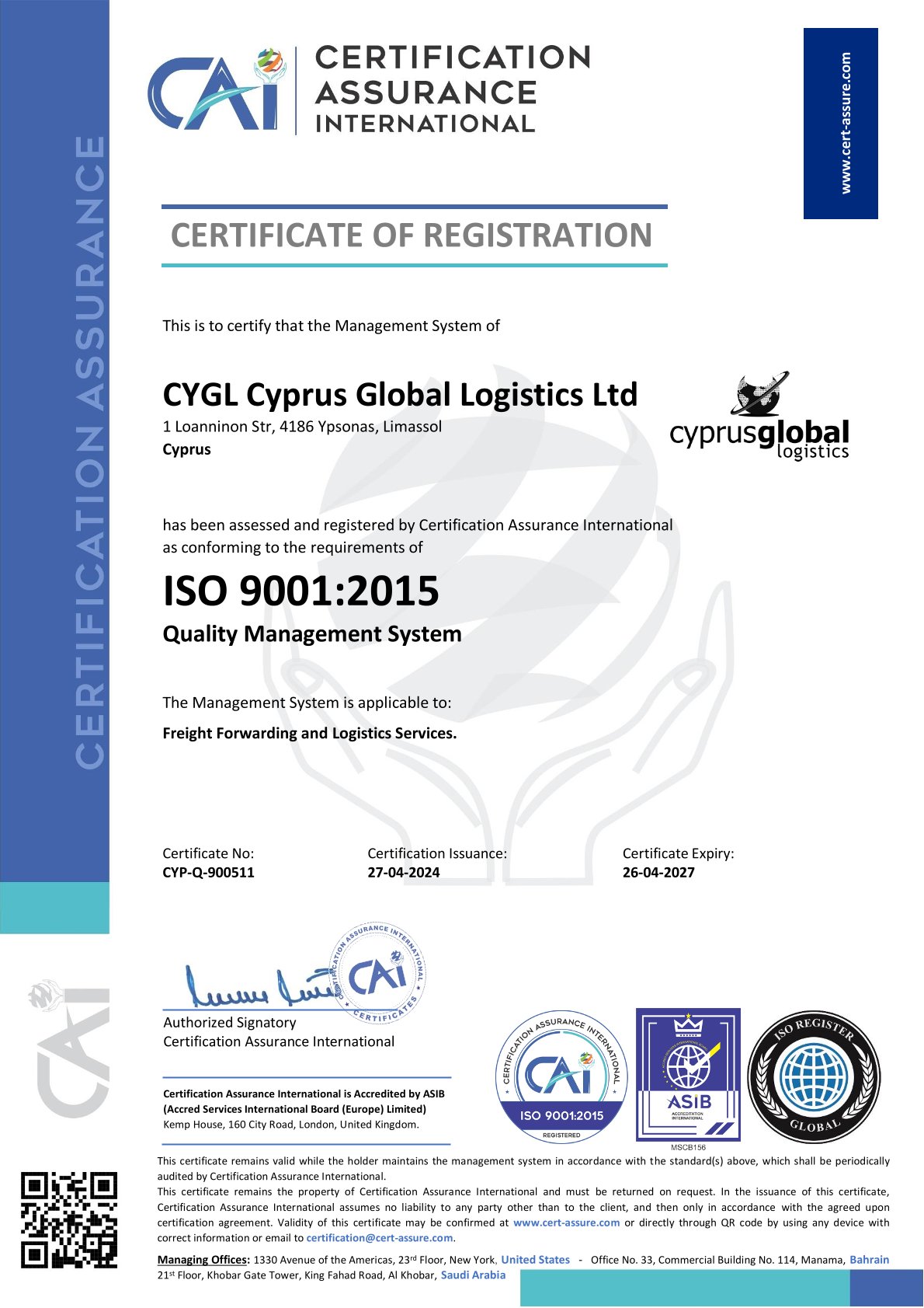Cyprus Global Logistics