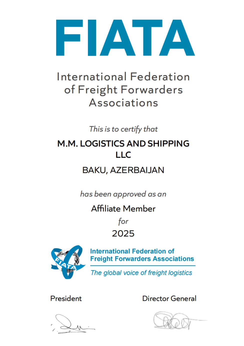 M.M. Logistics and Shipping