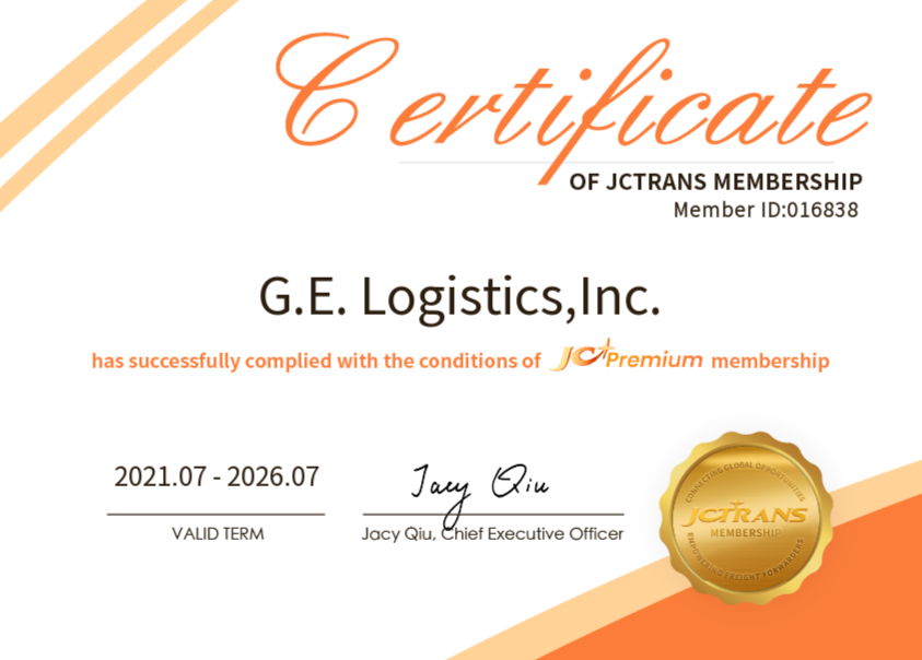 G.E. Logistics Inc.merber