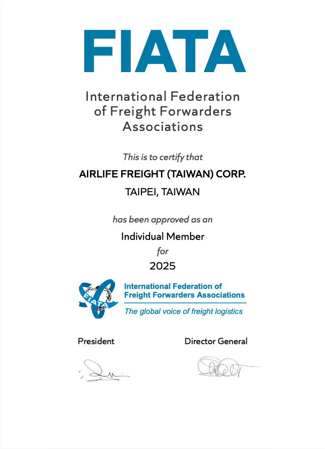 Airlife Freight (Taiwan) Corp.