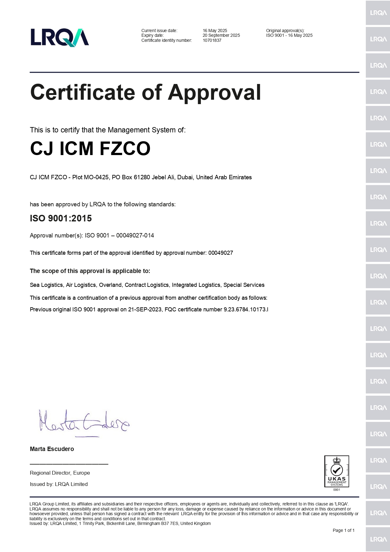CJ ICM FZCO