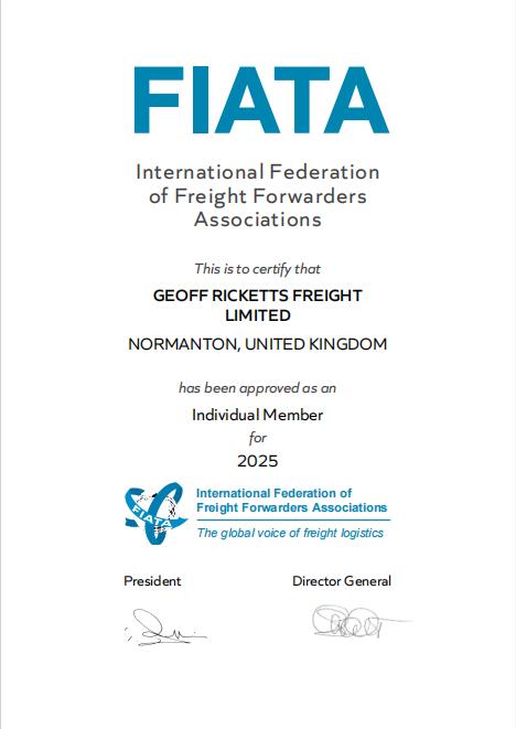 GEOFF RICKETTS FREIGHT LIMITED