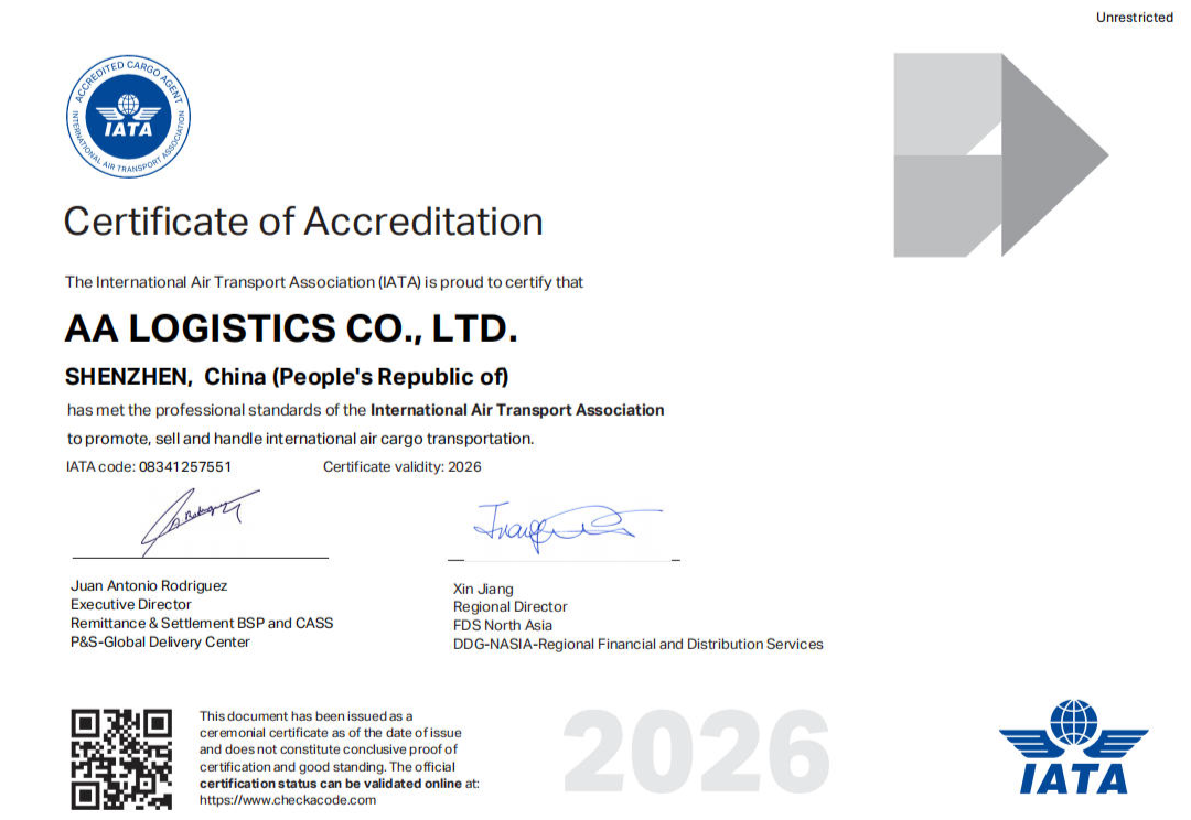 AA Logistics Co., Ltd.