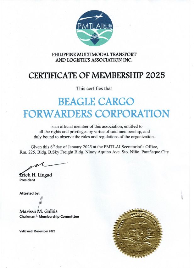 Beagle Cargo Forwarders CorporationPMTLAI