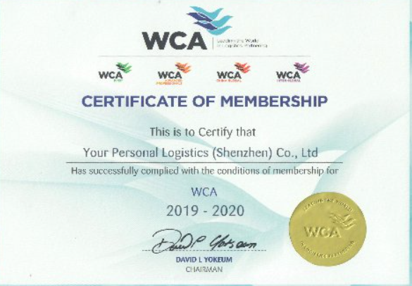 Qingdao Kaizhouxing International Supply Chain Co., LtdWCA