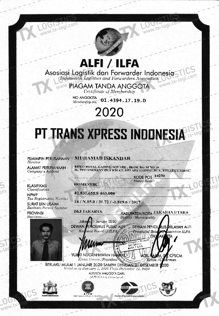 TX AIR AND SEA LOGISTICS INDIA PVT LTD.TX·IN NVOCC