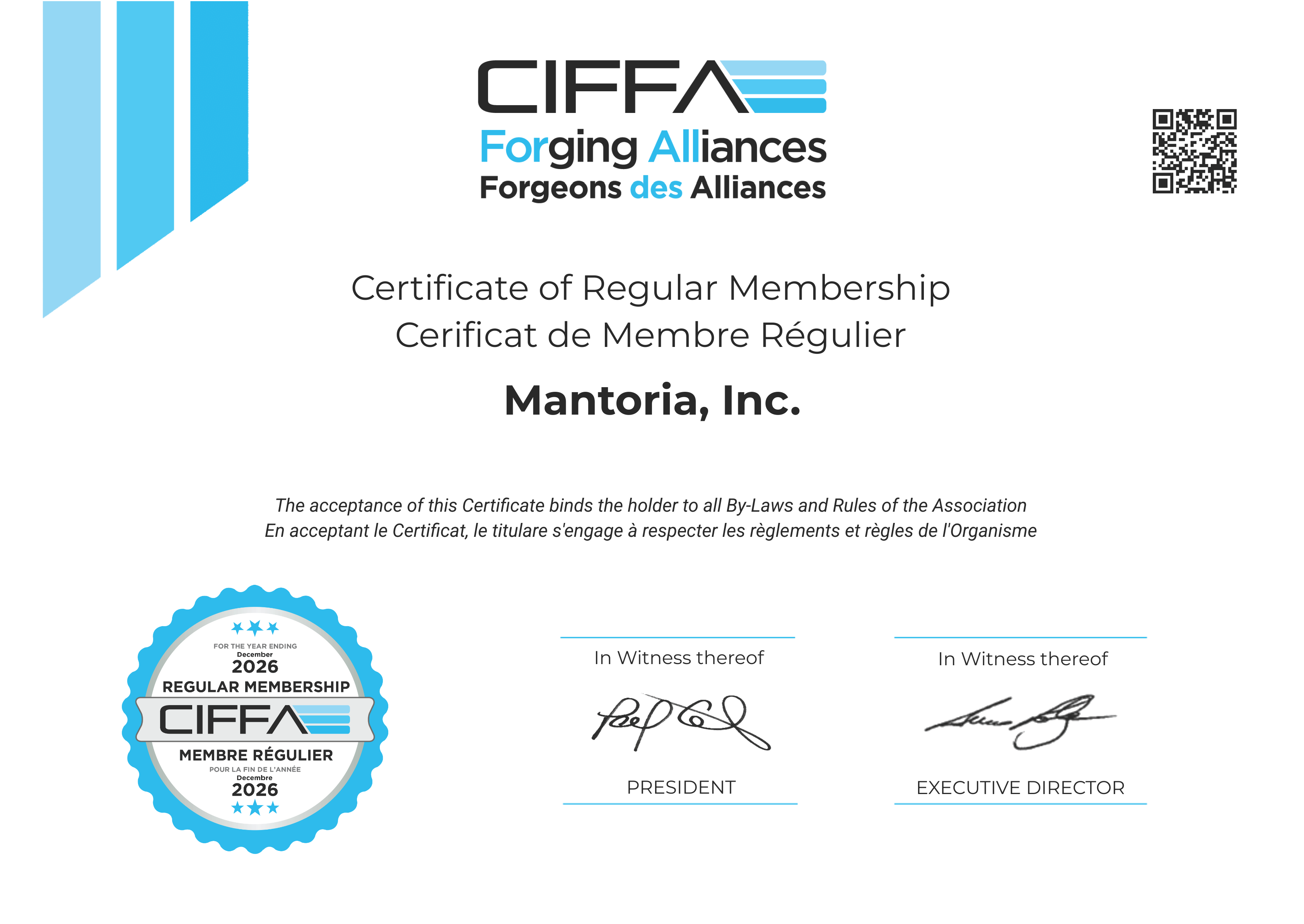 Mantoria Inc.