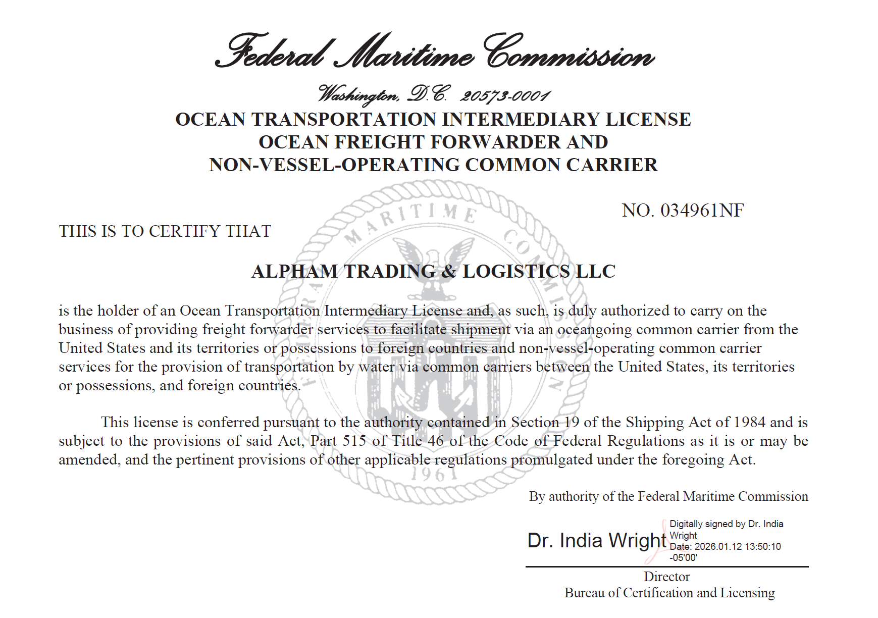 AlphaM Trading & Logistics LLC