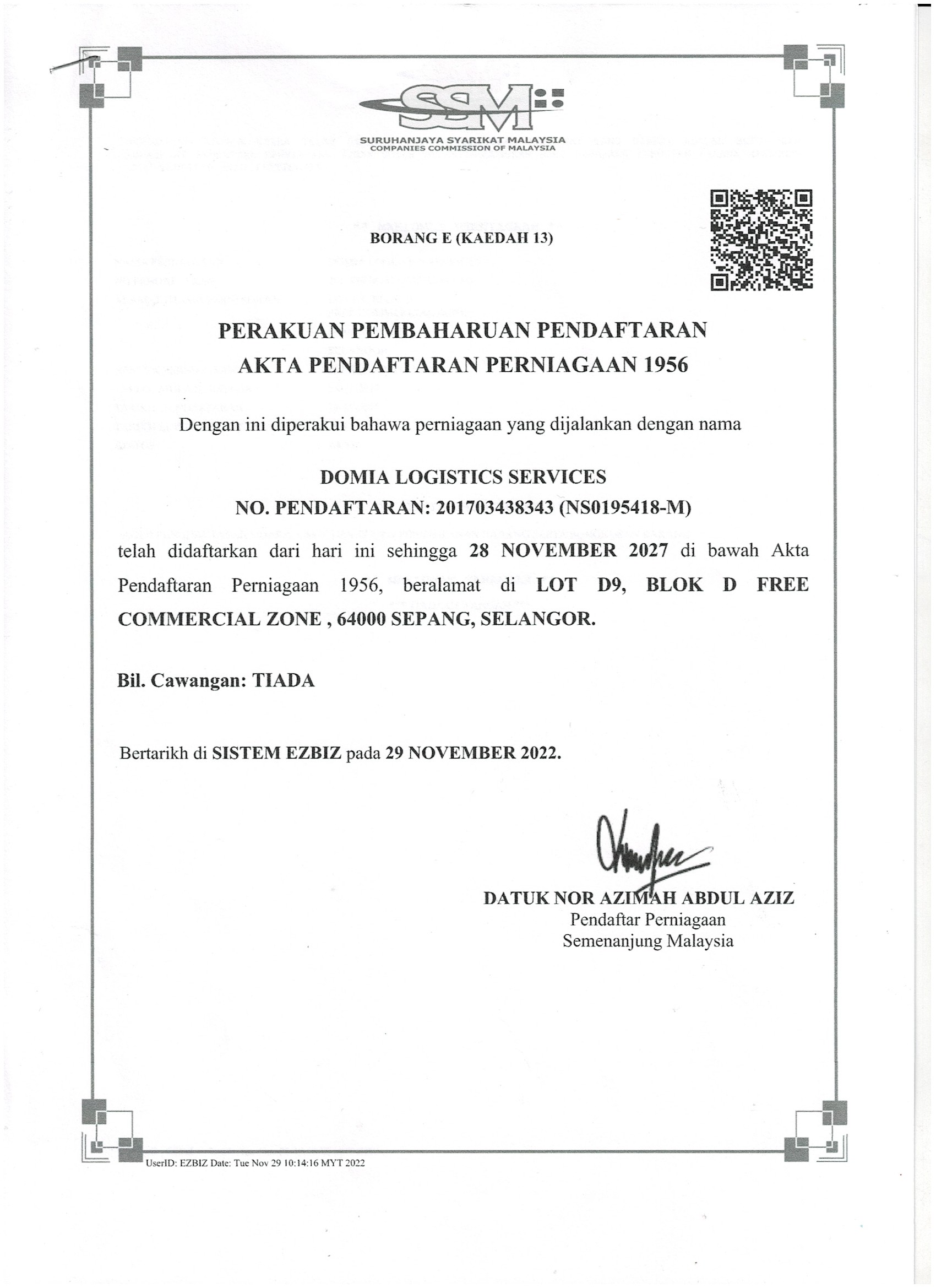 Domia Logistics Services