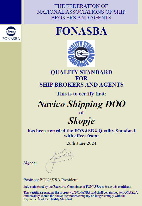 Navico ShippingFONASBA
