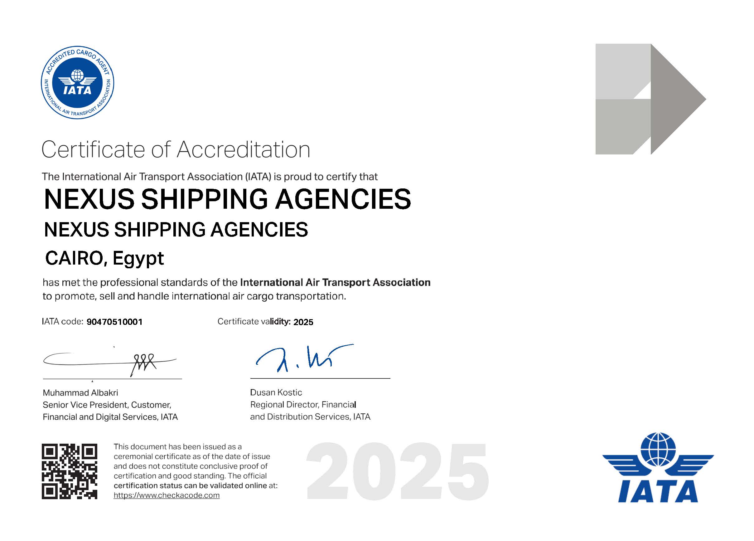 NEXUS SHIPPING AGENCIES