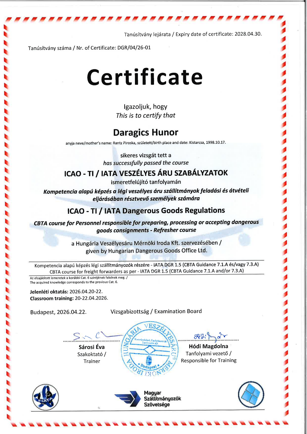 DP World Logistics Hungary Ltd.
