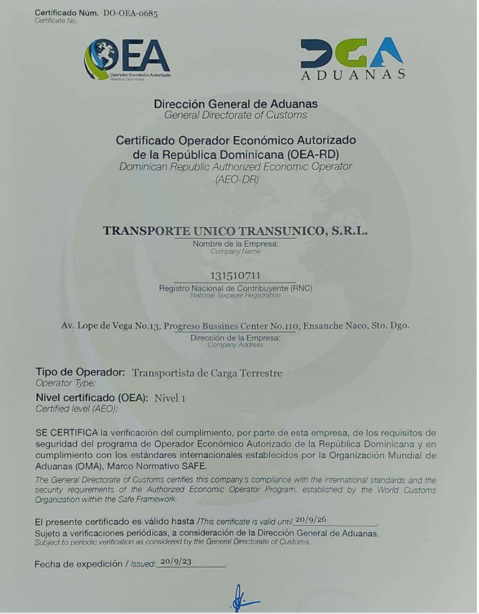 World Trade Logistics, S.R.L.