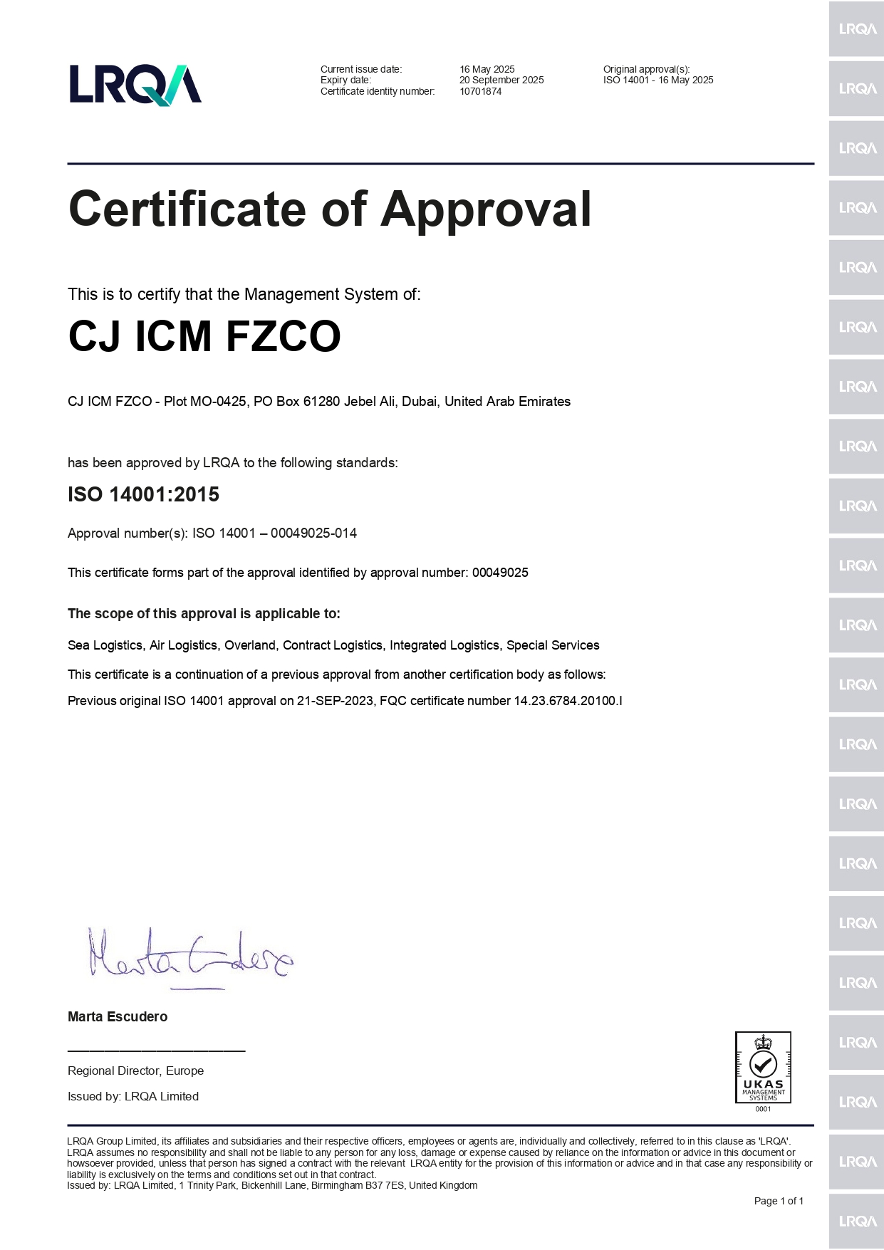 CJ ICM FZCO
