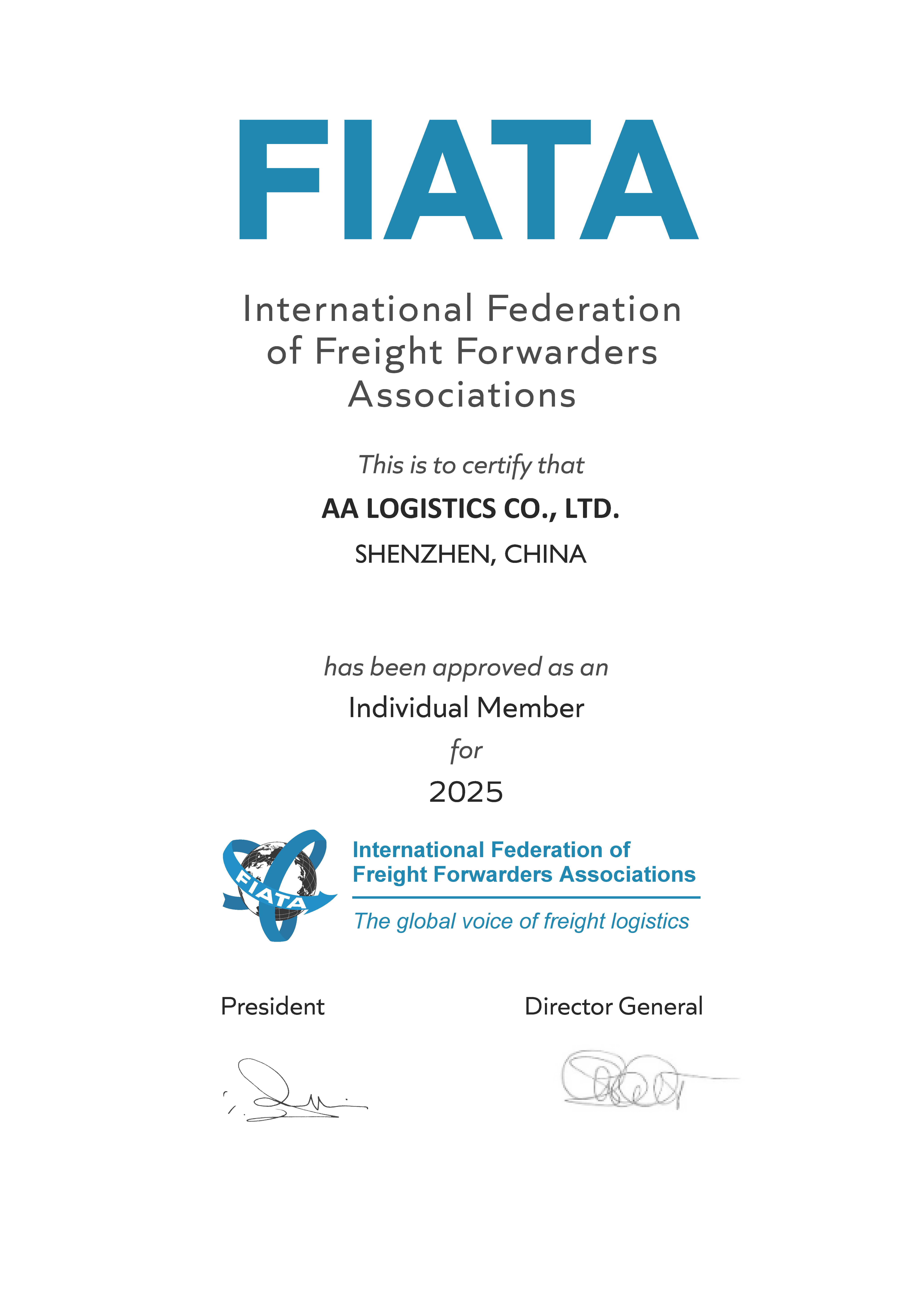 AA Logistics Co., Ltd.