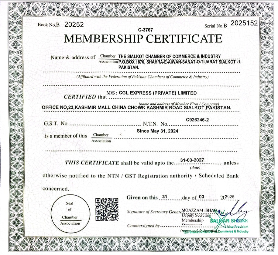 CGL EXPRESS (PRIVATE) LIMITEDSCCI