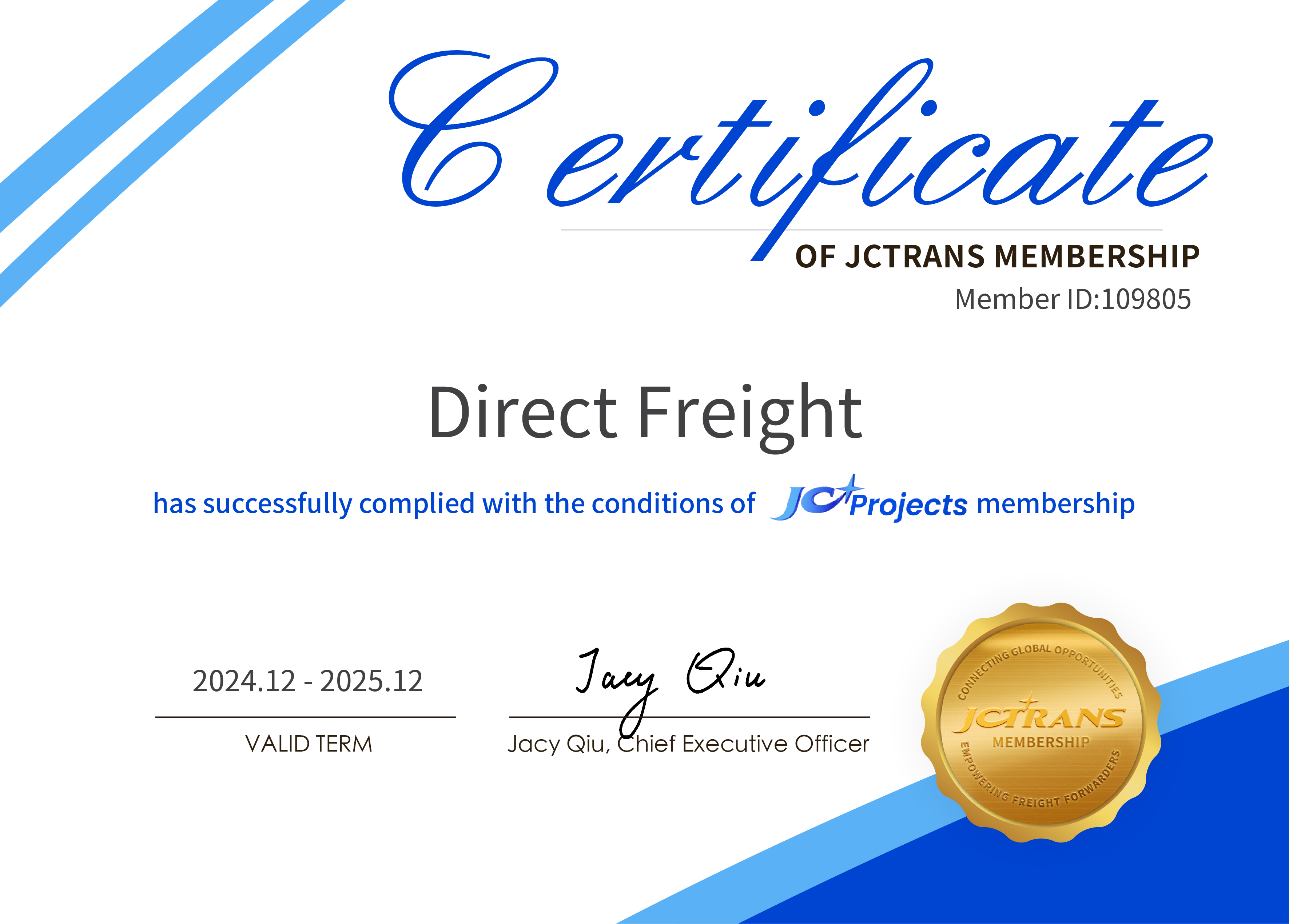 Direct freight services WLLundefined