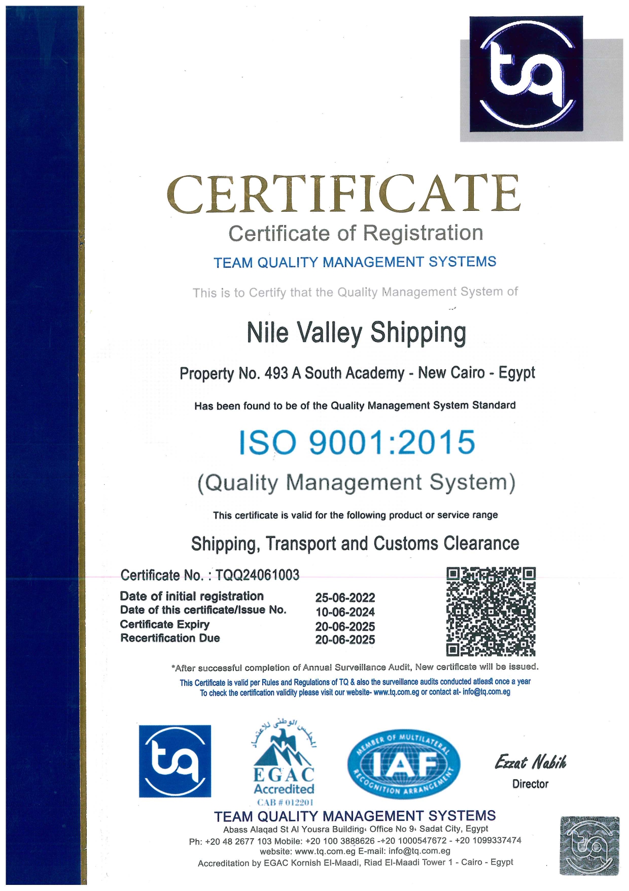 Nile Valley Shipping