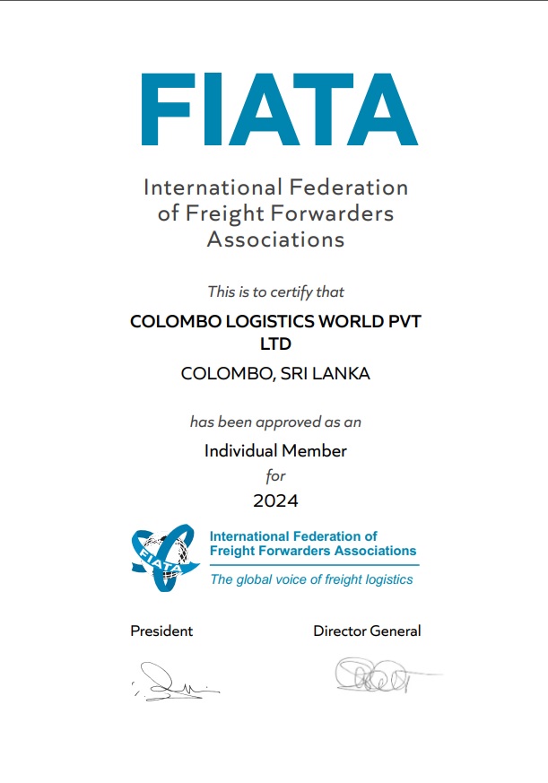 Colombo Logistics World (Pvt) LtdFIATA