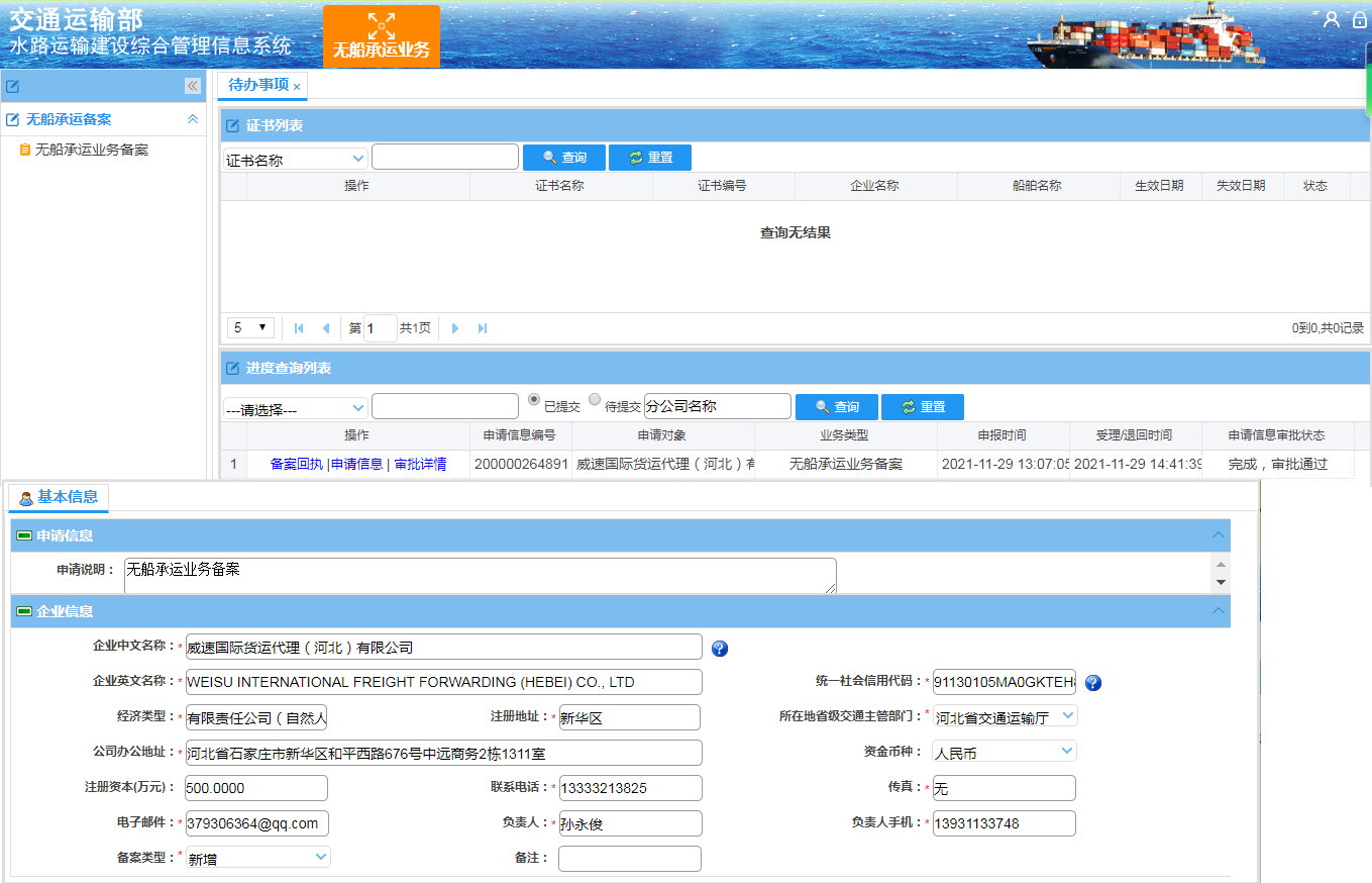 Weisu International Freight Forwarding(Hebei)Co.,LTD