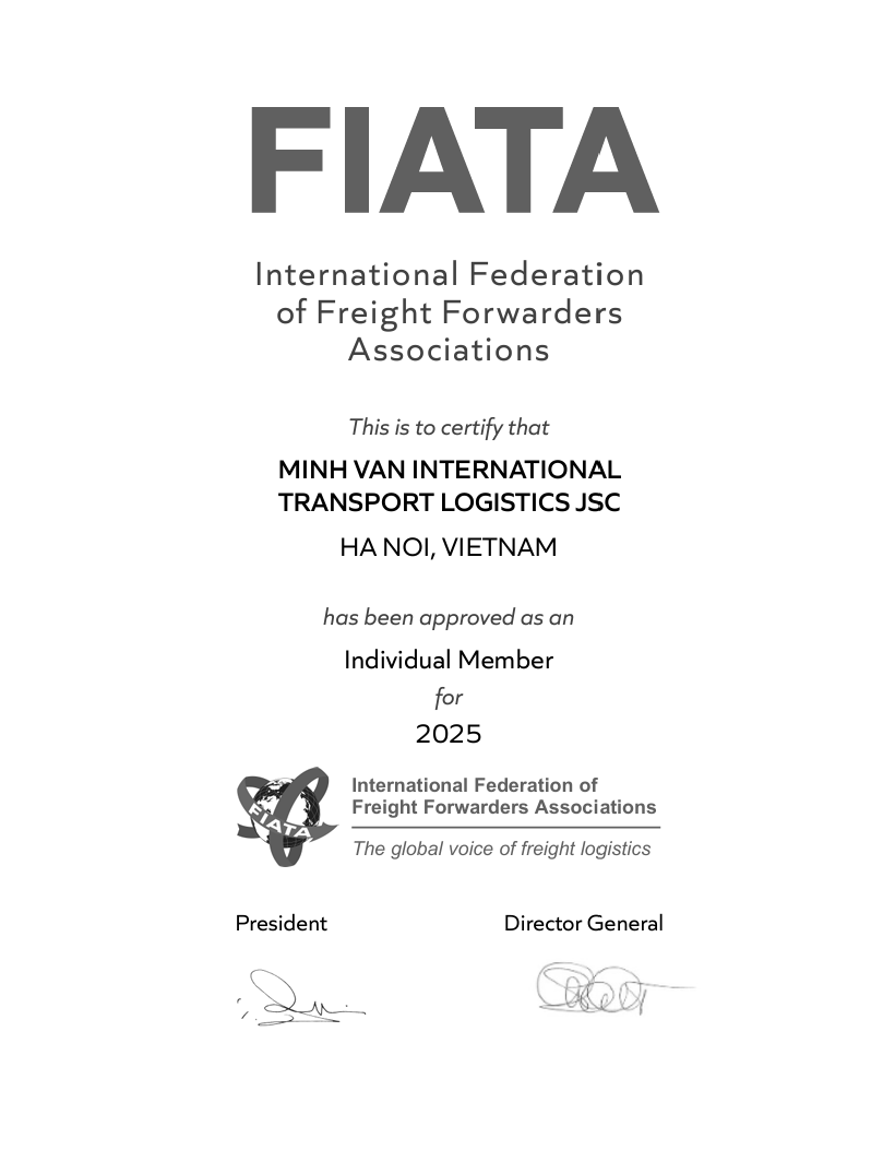 Minh Van International Transport Logistics Joint Stock Company