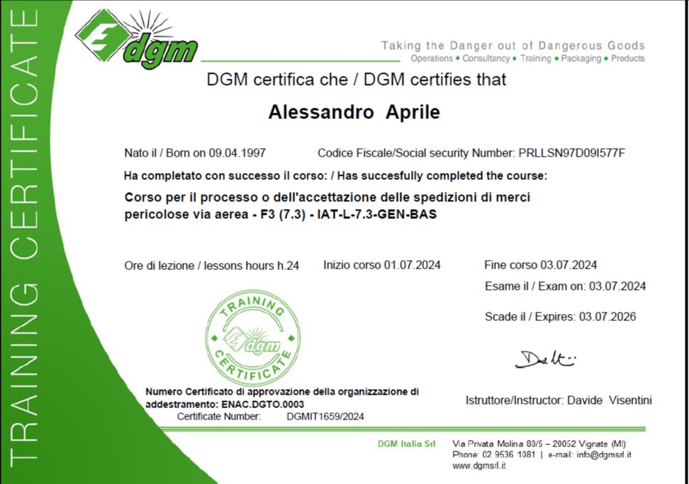 MITSUBISHI LOGISTICS EUROPE B.V.DGR