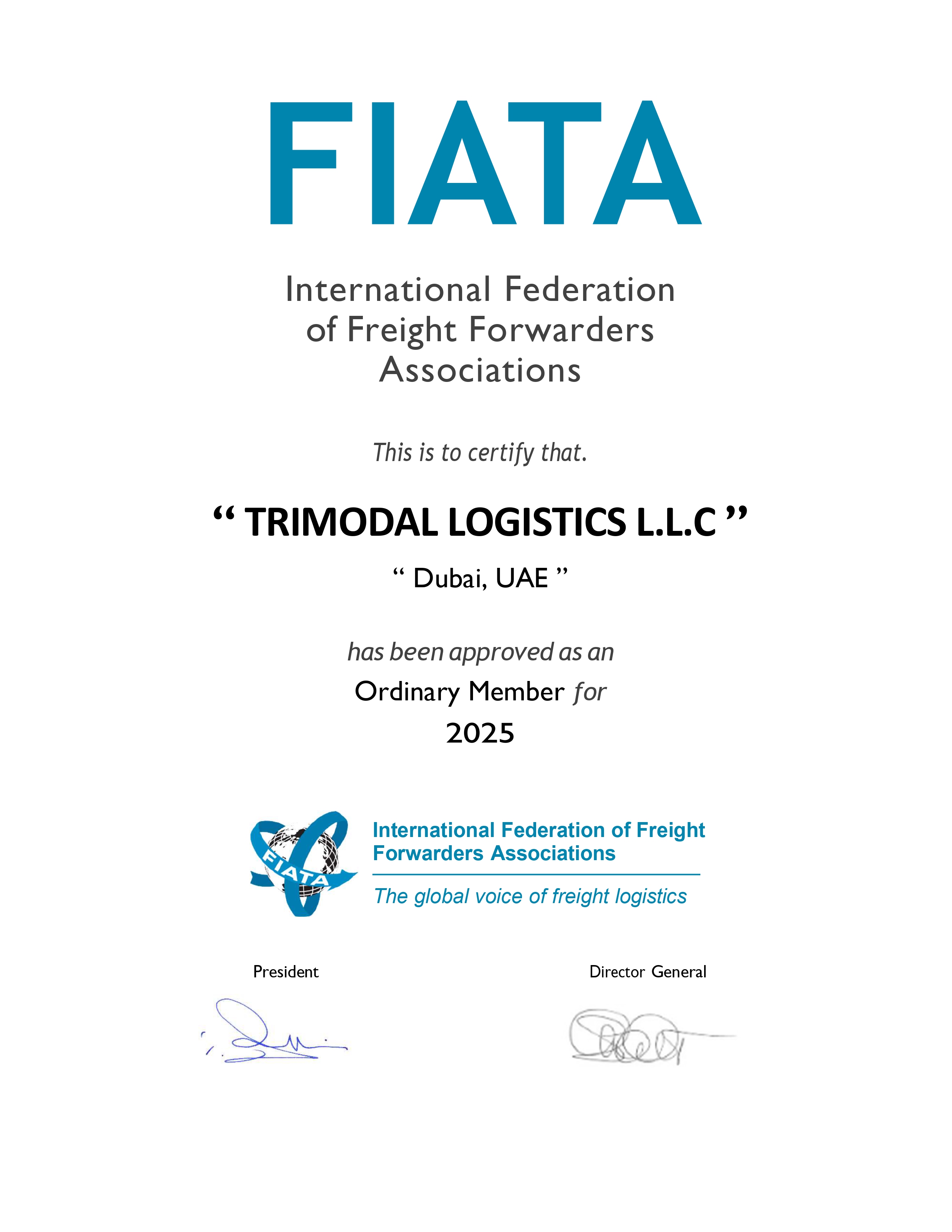 TRIMODAL LOGISTICS L.L.C