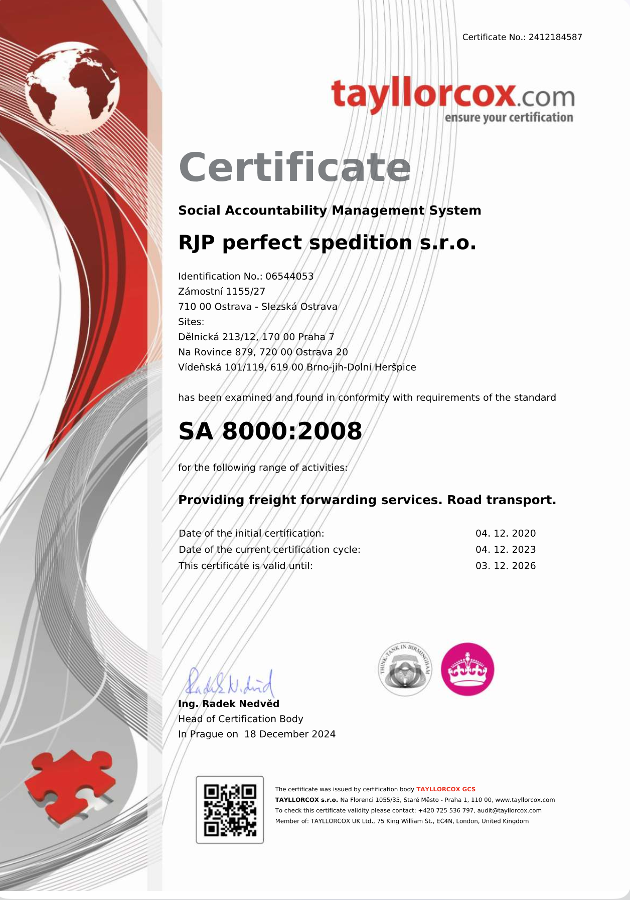 RJP Perfect Spedition s.r.o.