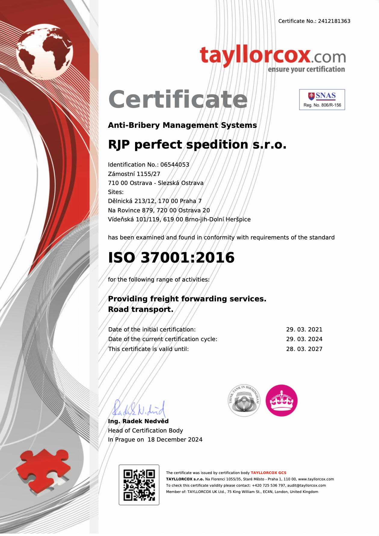 RJP Perfect Spedition s.r.o.