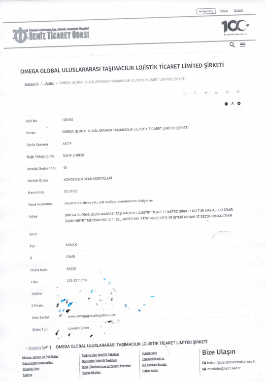 Omega Global International Transport & Logistics Ltd.