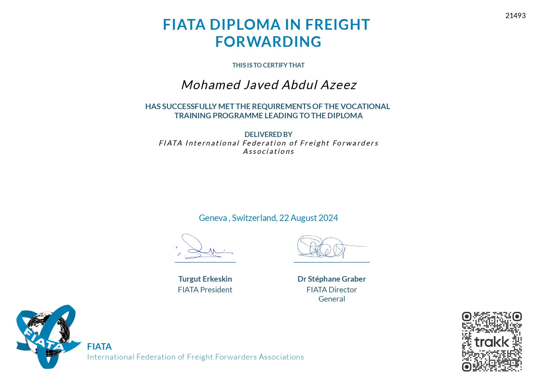 PARA FREIGHT L.L.CFIATA