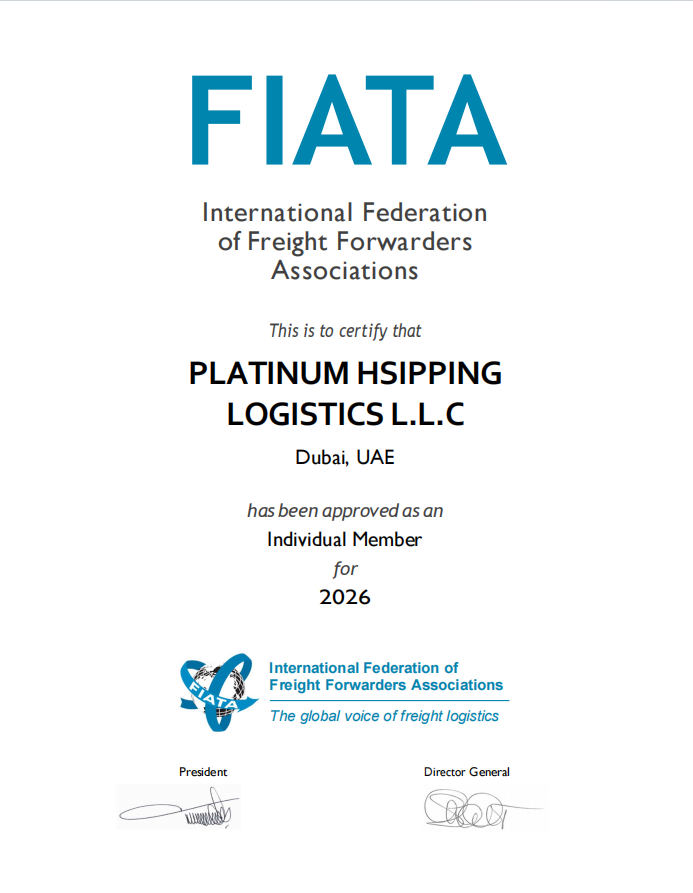 PLATINUM SHIPPING & LOGISTICS LLC
