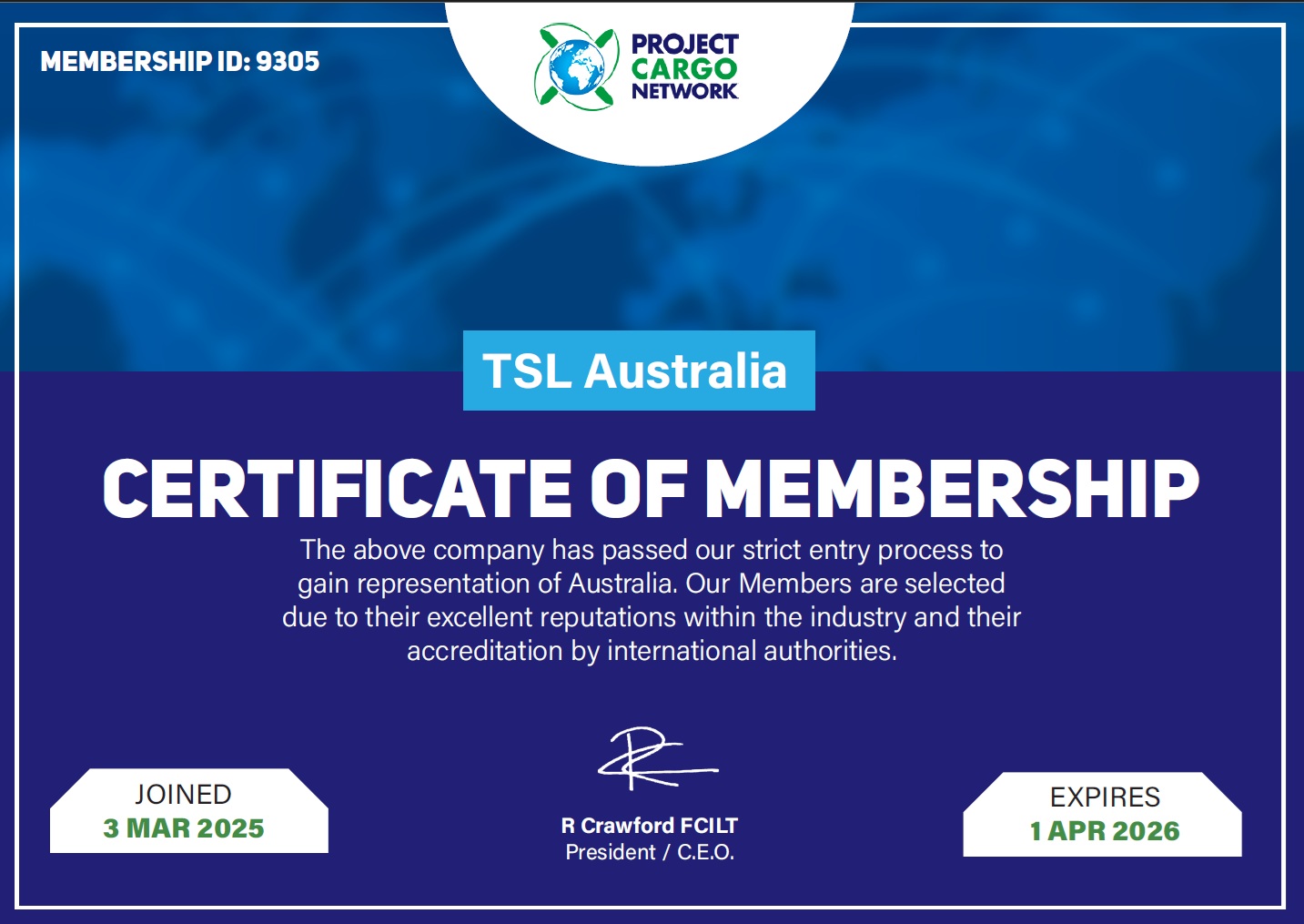 TSL AustraliaPCN