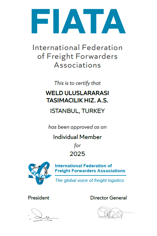 WELD ULUSLARARASI TASIMACILIK HIZ. A.S.FIATA