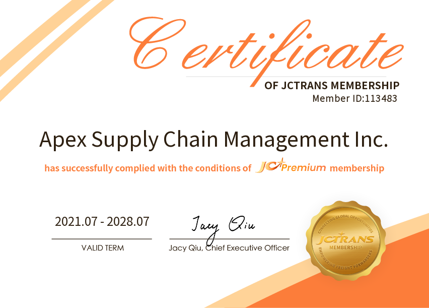 Apex Supply Chain Management Inc.JC Premium