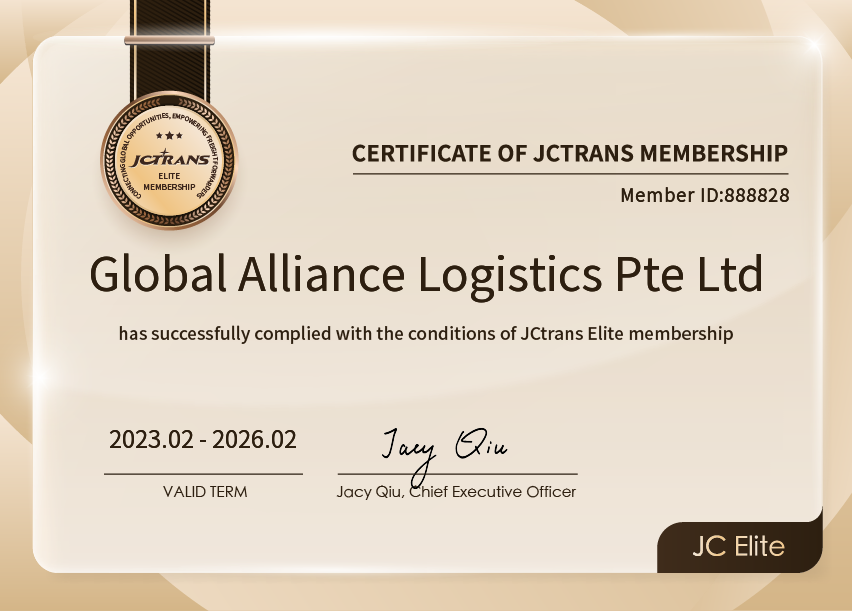 Global Alliance Logistics Pte LtdJC Elite