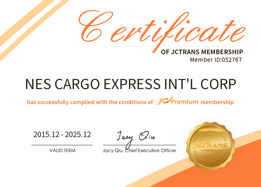 NES CARGO EXPRESS INT'L CORPJC Premium