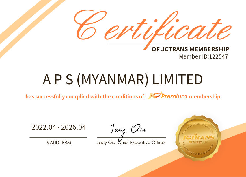A P S (MYANMAR) LIMITEDJC Premium