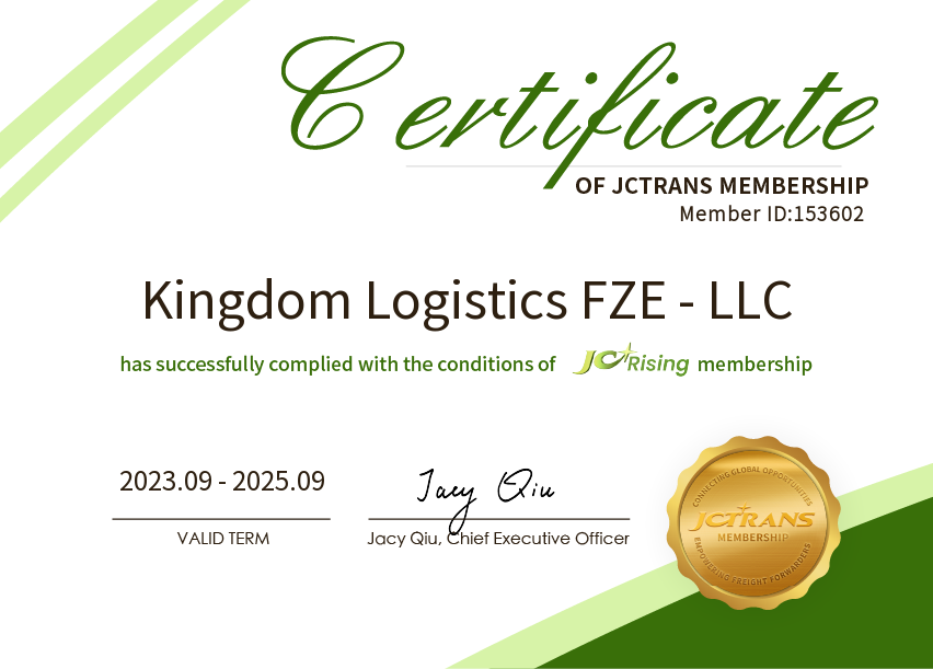Kingdom Logistics FZE - LLCJC Rising