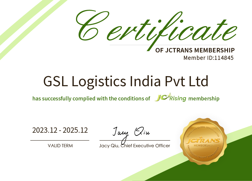 GSL Logistics India Pvt LtdJC Rising