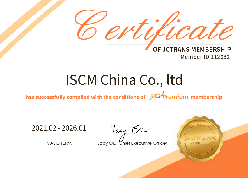 ISCM China Co., ltdJC Premium