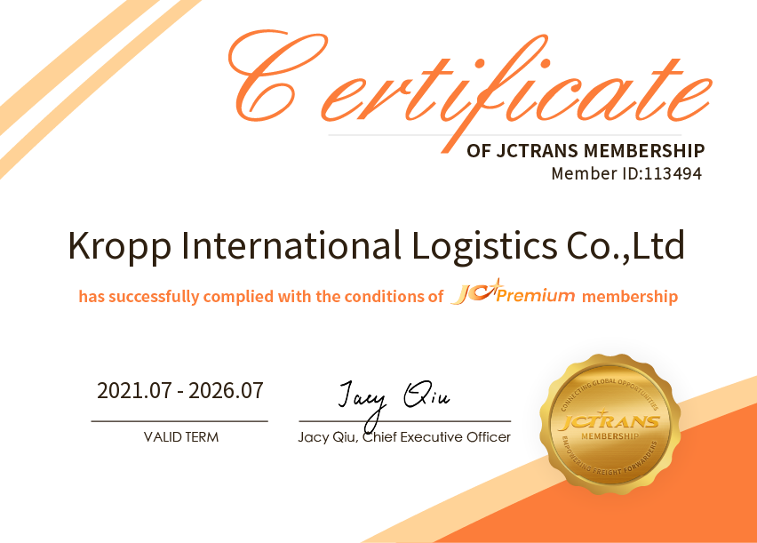 Kropp International Logistics Co.,LtdJC Premium