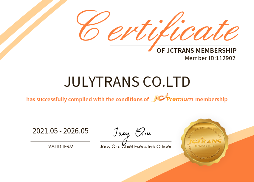 JULYTRANS CO.LTDJC Premium