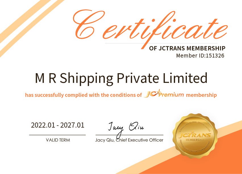 M R Shipping Private LimitedJC Premium