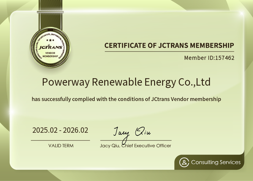 Powerway Renewable Energy Co.,LtdJC Vendor Consulting Services