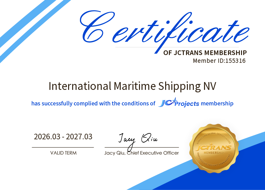 International Maritime Shipping NVJC Projects