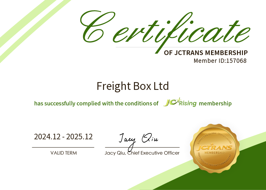 Freight Box LtdJC Rising
